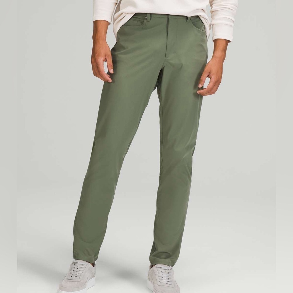 Lululemon Men’s Green Twill ABC Warpstreme Pant